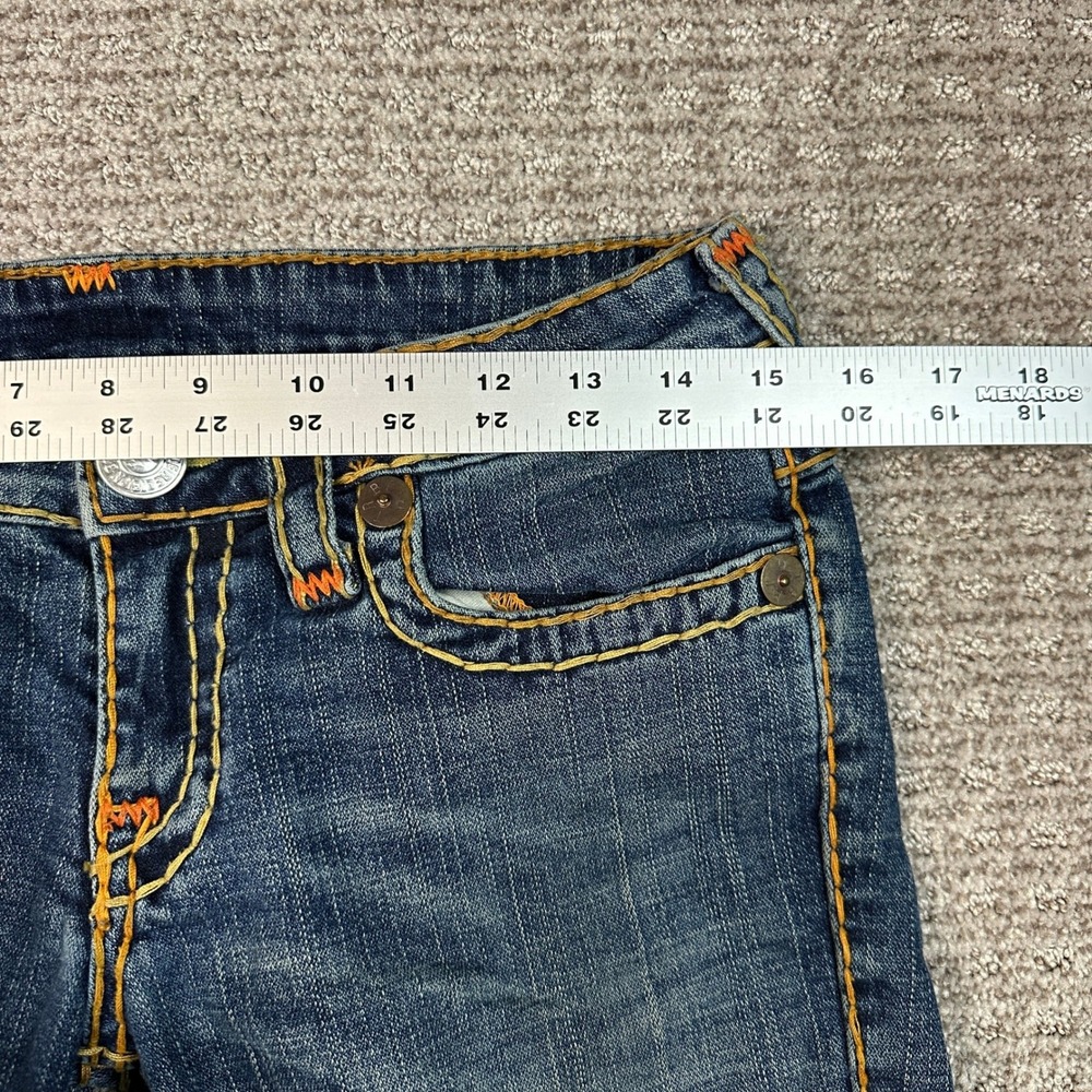Vintage True Religion Joey Super T Blue Flared Jeans Mens 29 Made in USA Y2K - Picture 7 of 9
